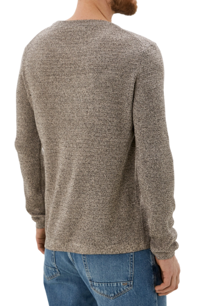 Джемпер с логотипом мужской / Коричневый / 54 Джемпер с логотипом мужской / Коричневый / 54