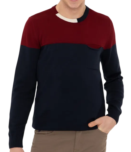 Джемпер хлопковый мужской / Тёмно-синий / 44 Джемпер хлопковый мужской / Тёмно-синий / 44