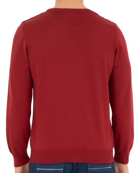 Джемпер с логотипом мужской / Бордовый / 44 Джемпер с логотипом мужской / Бордовый / 44