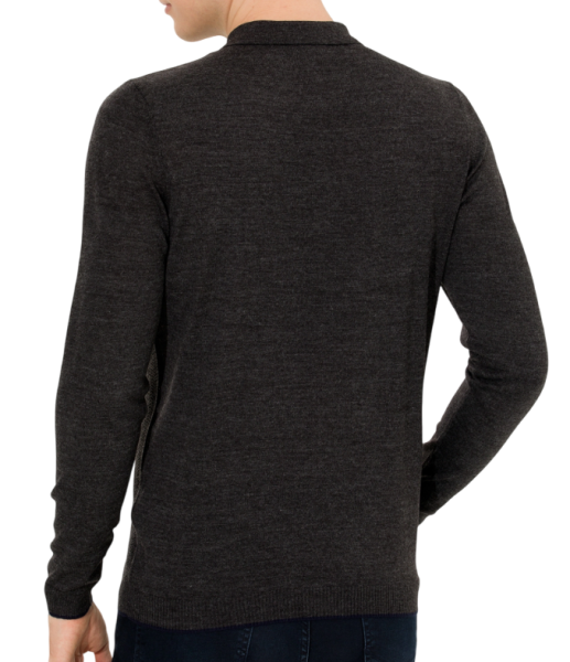 Джемпер с логотипом мужской / Темно-серый / 46 Джемпер с логотипом мужской / Темно-серый / 46