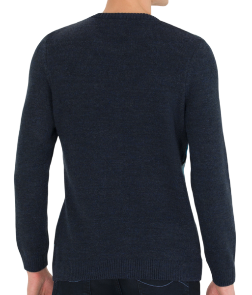 Джемпер с принтом мужской / Тёмно-синий / 52 Джемпер с принтом мужской / Тёмно-синий / 52