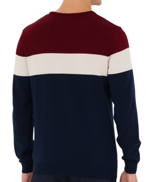 Джемпер хлопковый мужской / Бордовый / 60 Джемпер хлопковый мужской / Бордовый / 60