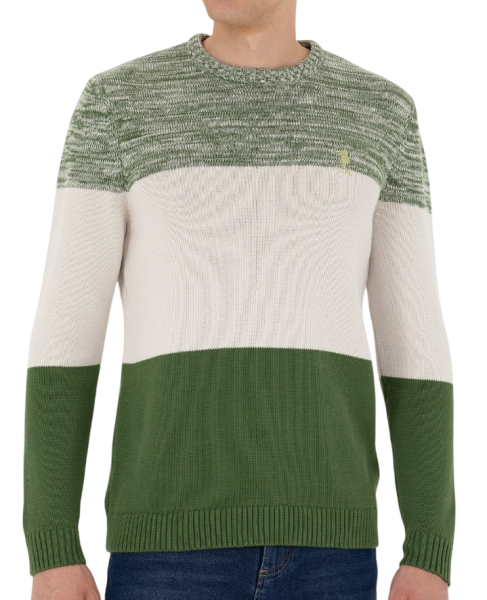 Джемпер хлопковый мужской / Зеленый / 48 Джемпер хлопковый мужской / Зеленый / 48