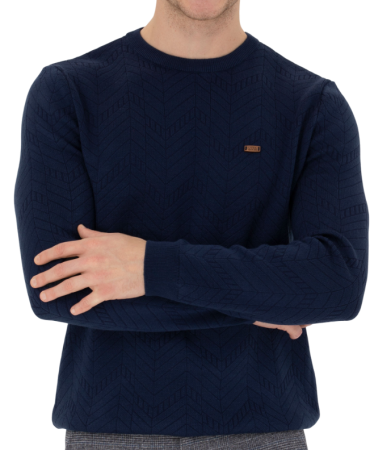 Джемпер с логотипом мужской / Тёмно-синий / 44 Джемпер с логотипом мужской / Тёмно-синий / 44