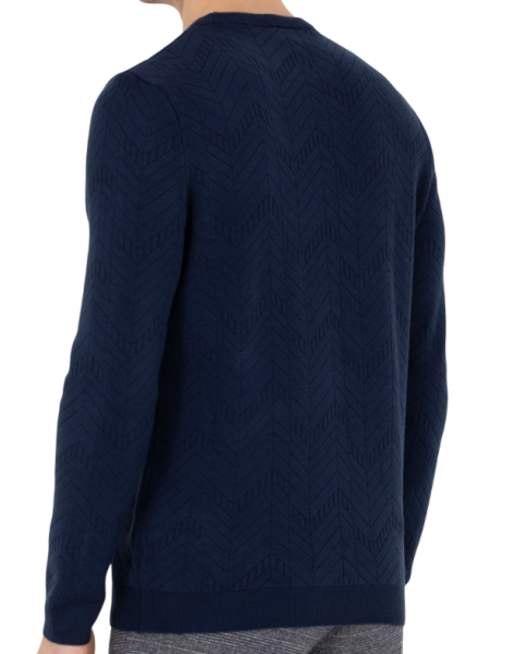 Джемпер с логотипом мужской / Тёмно-синий / 44 Джемпер с логотипом мужской / Тёмно-синий / 44