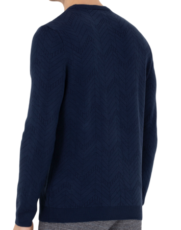 Джемпер с логотипом мужской / Тёмно-синий / 44 Джемпер с логотипом мужской / Тёмно-синий / 44