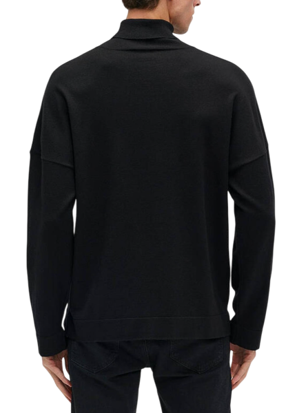 Водолазка базовая мужская / Черный / 50