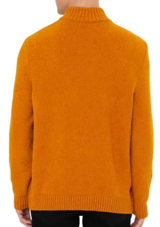 Свитер прямого кроя мужской / Оранжевый / 54 Свитер прямого кроя мужской / Оранжевый / 54