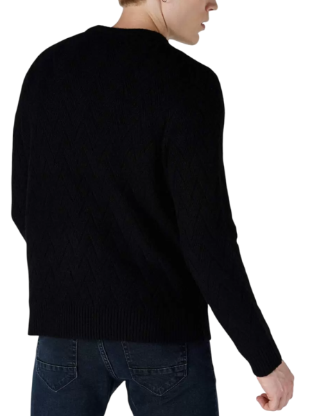 Свитер с логотипом мужской / Черный / 48 Свитер с логотипом мужской / Черный / 48