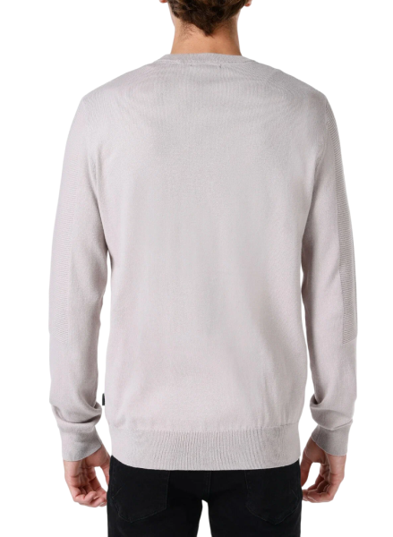 Джемпер однотонный мужской / Серый / 50 Джемпер однотонный мужской / Серый / 50