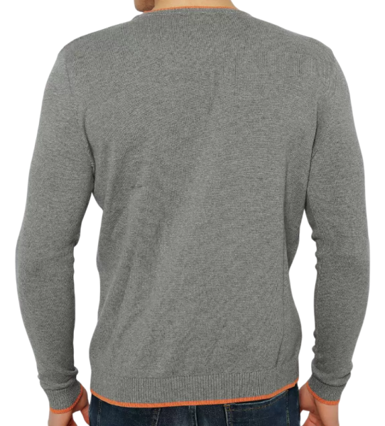 Джемпер хлопковый мужской / Серый / 54 Джемпер хлопковый мужской / Серый / 54