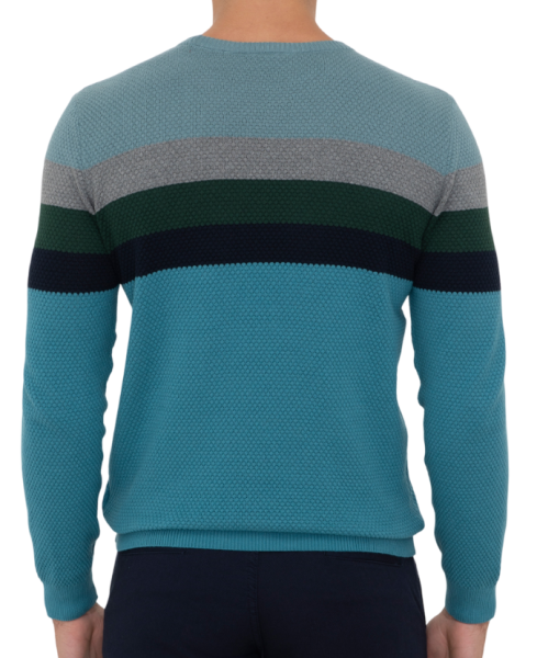 Джемпер хлопковый мужской / Бирюзовый / 60 Джемпер хлопковый мужской / Бирюзовый / 60