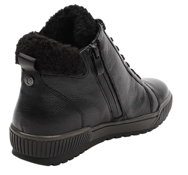 Ботинки из кожи женские / Черный / 37.5