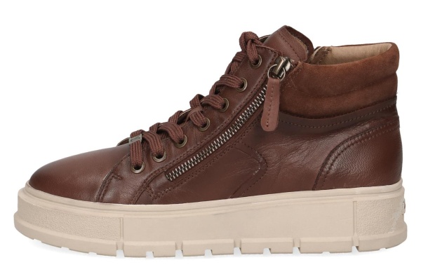 Ботинки из кожи женские / Коричневый / 37