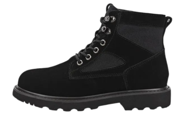 Ботинки из велюра женские / Черный / 37