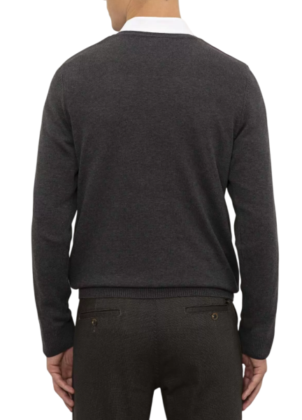 Пуловер с логотипом мужской / Бордовый / 46 Пуловер с логотипом мужской / Бордовый / 46