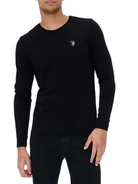Пуловер с логотипом мужской / Черный / 46 Пуловер с логотипом мужской / Черный / 46