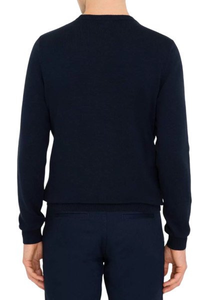 Пуловер с принтом мужской / Тёмно-синий / 46 Пуловер с принтом мужской / Тёмно-синий / 46