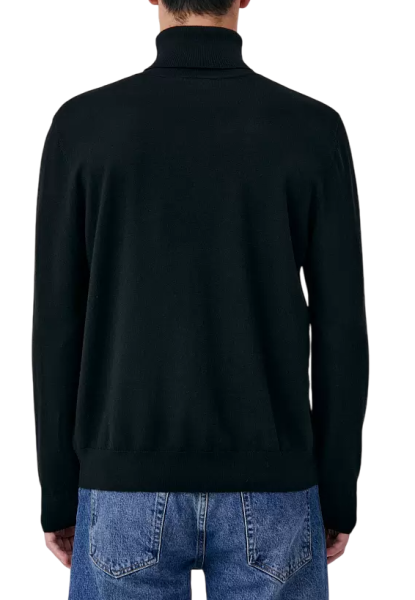 Водолазка однотонная мужская / Черный / 46 Водолазка однотонная мужская / Черный / 46