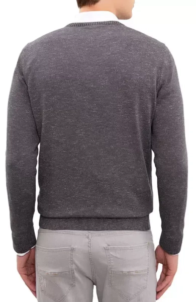 Пуловер с логотипом мужской / Темно-серый / 46 Пуловер с логотипом мужской / Темно-серый / 46