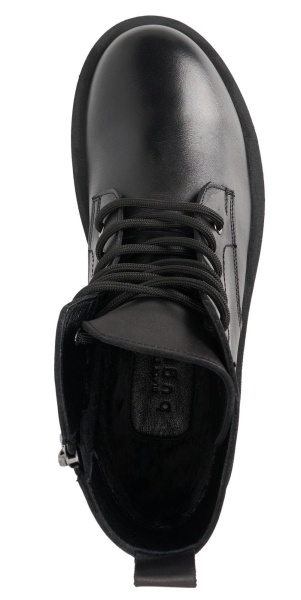 Ботинки кожаные женские / Черный / 36