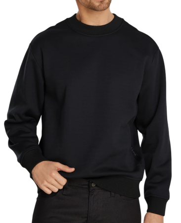 Свитшот прямого кроя мужской / Черный / 50 Свитшот прямого кроя мужской / Черный / 50