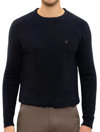 Джемпер прямого кроя мужской / Тёмно-синий / 58 Джемпер прямого кроя мужской / Тёмно-синий / 58