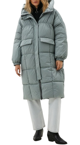 Женская утепленная куртка / Голубой / 42