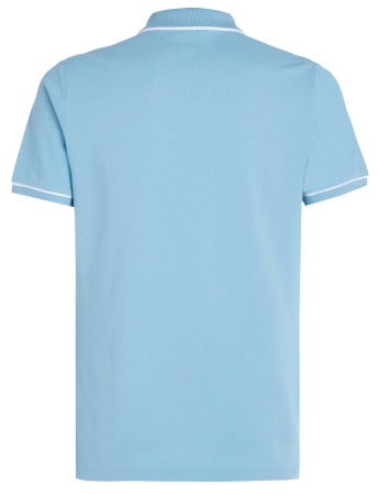 Поло с логотипом мужское / Голубой / 46