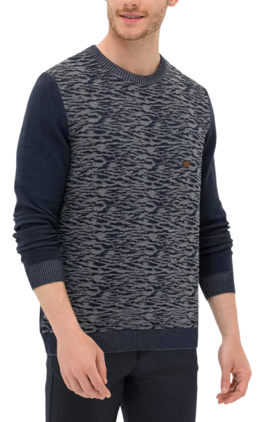 Джемпер с логотипом мужской / Тёмно-синий / 44 Джемпер с логотипом мужской / Тёмно-синий / 44