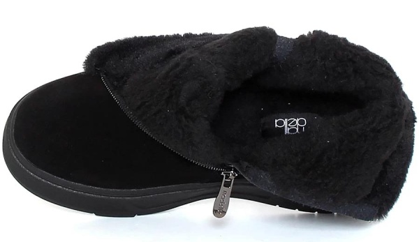 Ботинки на платформе женские / Черный / 38