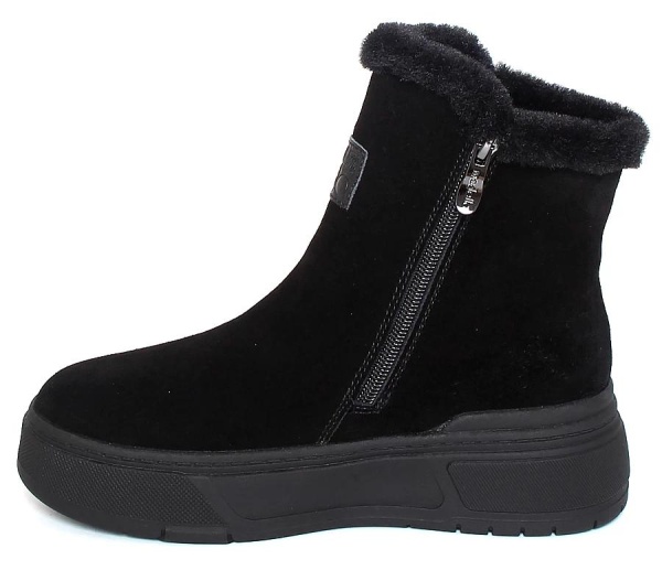 Ботинки на платформе женские / Черный / 38