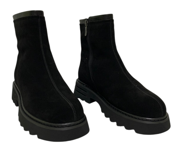 Ботинки кожаные женские / Черный / 39