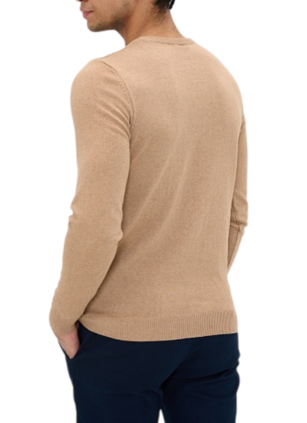 Джемпер с логотипом мужской / Бежевый / 50 Джемпер с логотипом мужской / Бежевый / 50