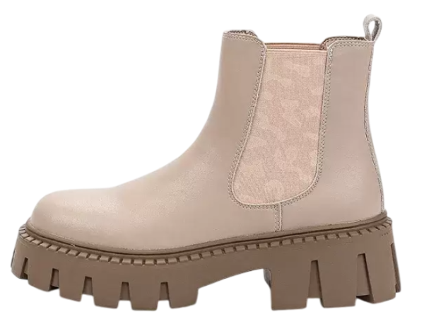 Ботинки кожаные женские / Бежевый / 37