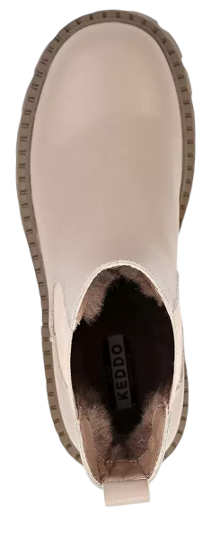 Ботинки кожаные женские / Бежевый / 37