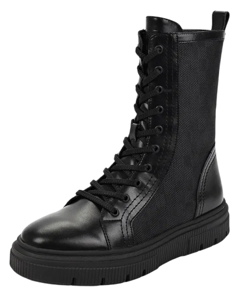 Ботинки кожаные женские / Черный / 40