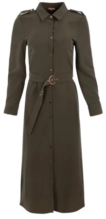 Платье миди женское / Зеленый / 46 Платье миди женское / Зеленый / 46