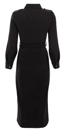 Платье миди женское / Черный / 52