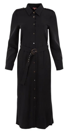 Платье миди женское / Черный / 46 Платье миди женское / Черный / 46