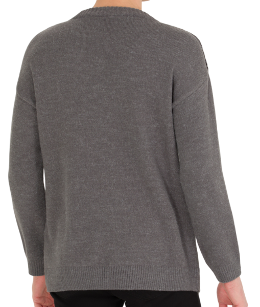 Джемпер с принтом мужской / Серый / 48 Джемпер с принтом мужской / Серый / 48