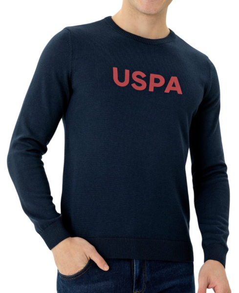 Джемпер с логотипом мужской / Тёмно-синий / 54 Джемпер с логотипом мужской / Тёмно-синий / 54