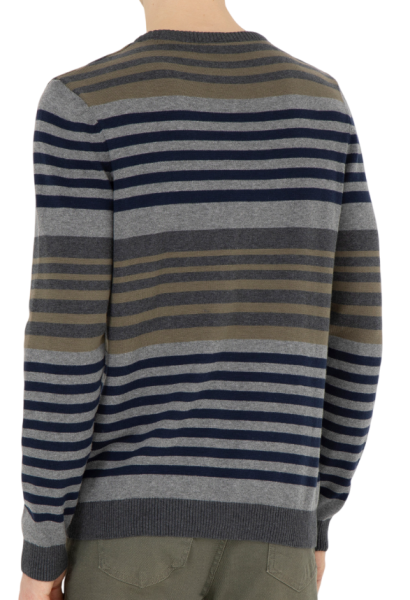 Джемпер хлопковый мужской / Серый / 46 Джемпер хлопковый мужской / Серый / 46