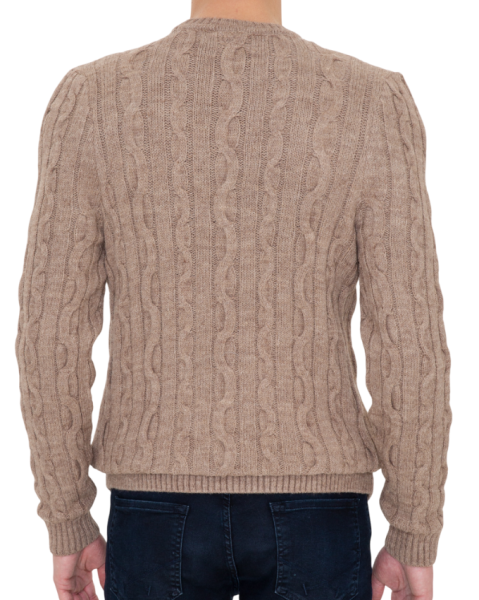 Джемпер с логотипом мужской / Коричневый / 54 Джемпер с логотипом мужской / Коричневый / 54