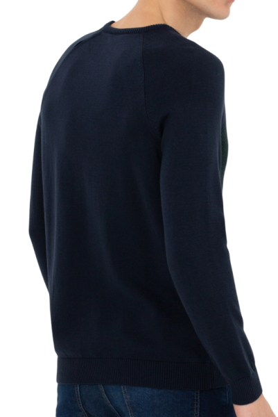 Джемпер хлопковый мужской / Зеленый / 44 Джемпер хлопковый мужской / Зеленый / 44