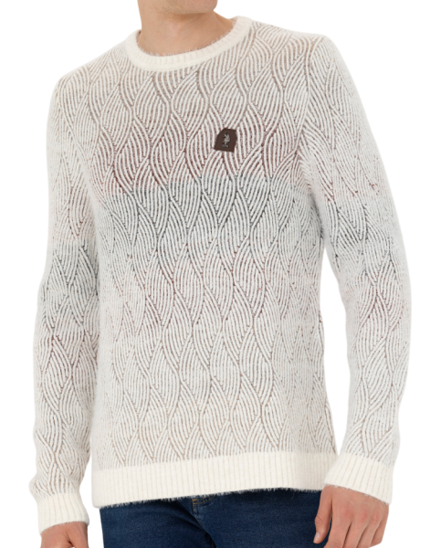 Джемпер прямого кроя мужской / Бежевый / 56 Джемпер прямого кроя мужской / Бежевый / 56