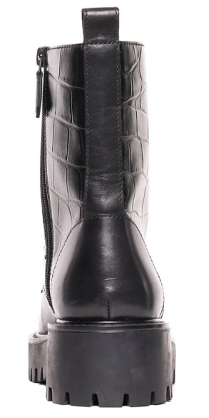 Ботинки кожаные женские / Черный / 36