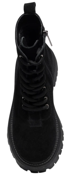 Ботинки кожаные женские / Черный / 41