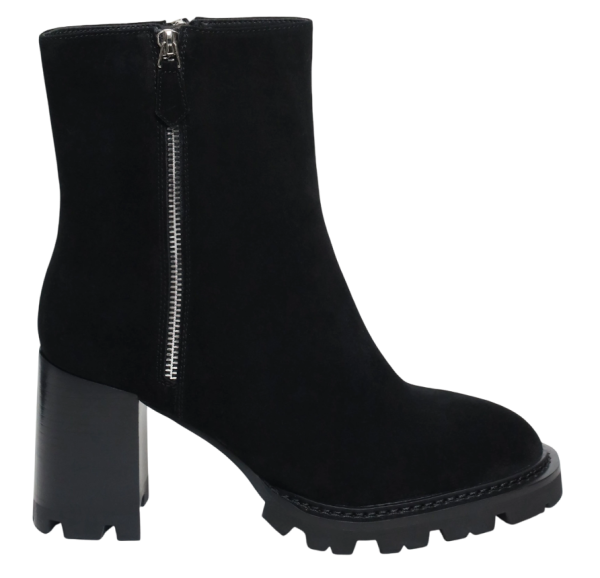 Полусапоги велюровые женские / Черный / 37