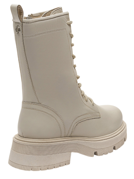 Ботинки кожаные женские / Молочный / 36